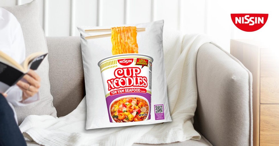 Nissin Cup Noodles Mini Cushion